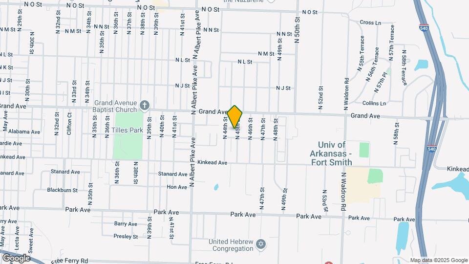 809 N 45th St Map and Location Details