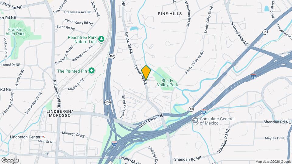 2745 Lenox Rd NE Mapa y Detalles de la Ubicación