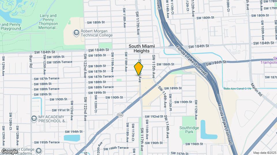 18750 SW 117th Ave Map and Location Details