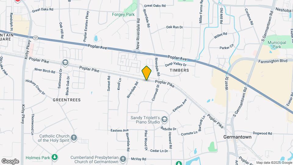 7207 Poplar Pike Map and Location Details