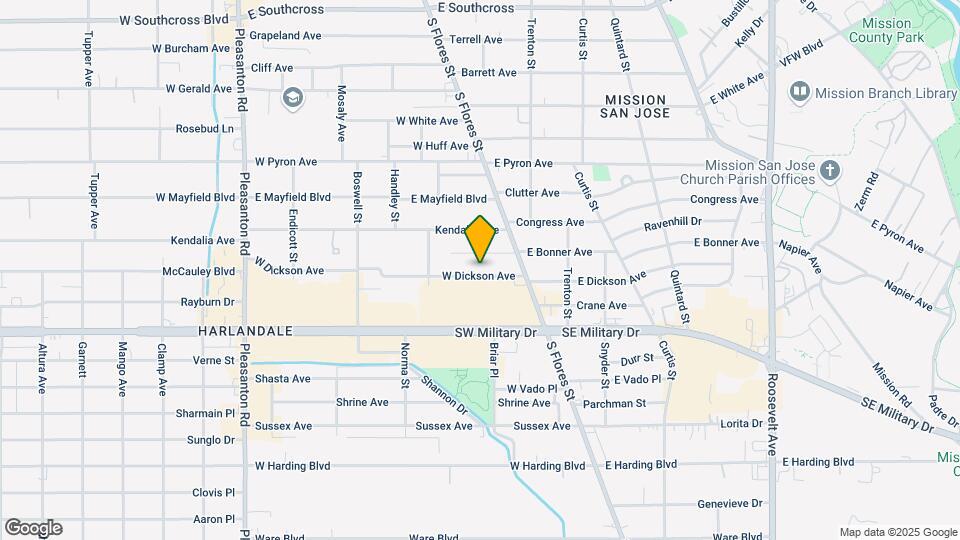 145 W Dickson Ave, Unit #1 Map and Location Details
