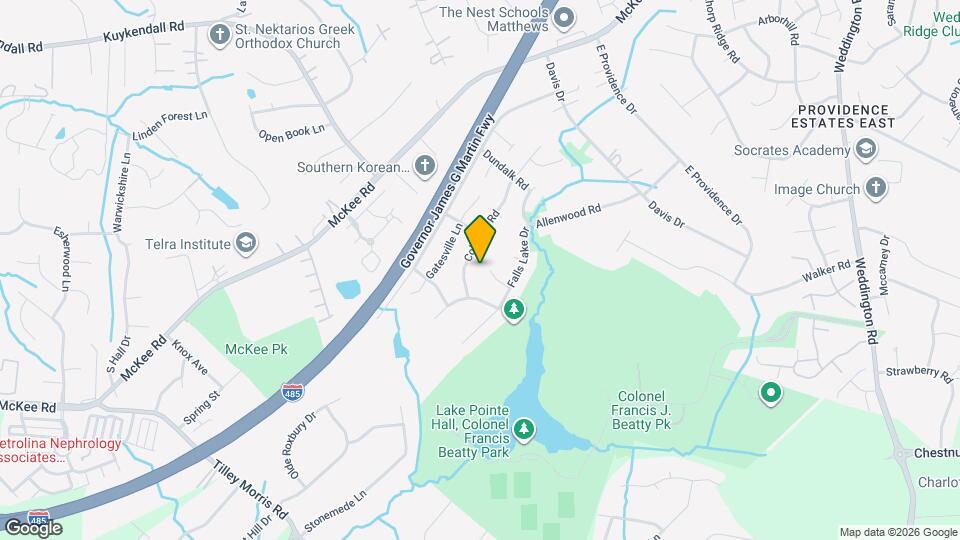 4006 Raven Rock Ct Map and Location Details