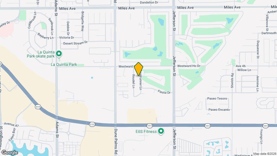 46211 Roadrunner Ln Map and Location Details