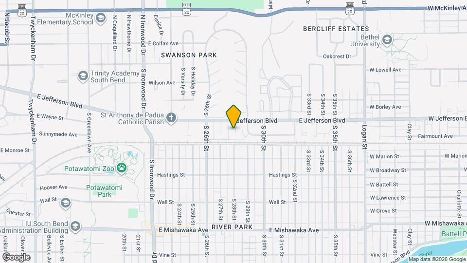 427 S 28th St Map and Location Details