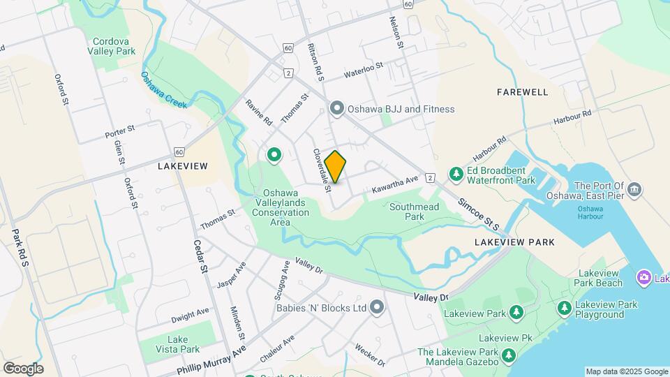 1189 Cloverdale St Map and Location Details