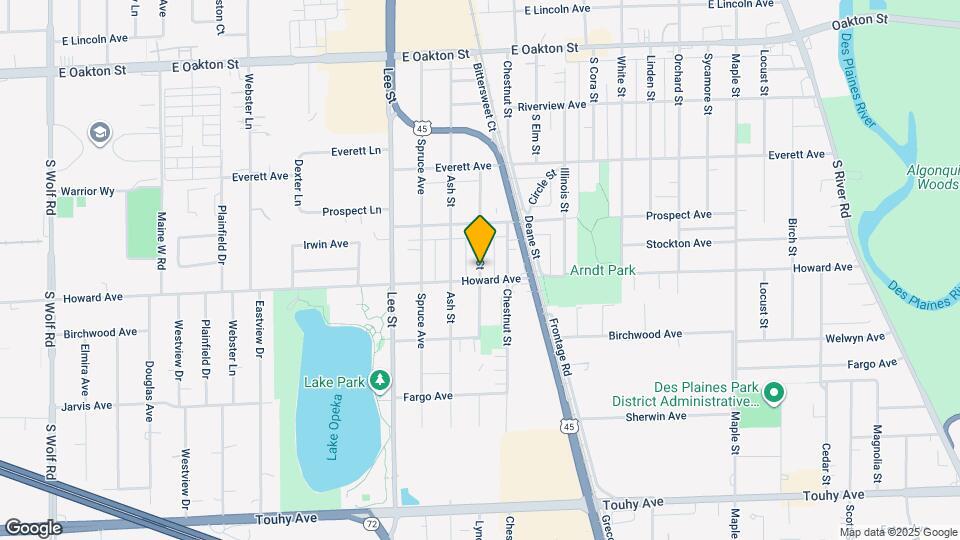 1986 Pine St Map and Location Details