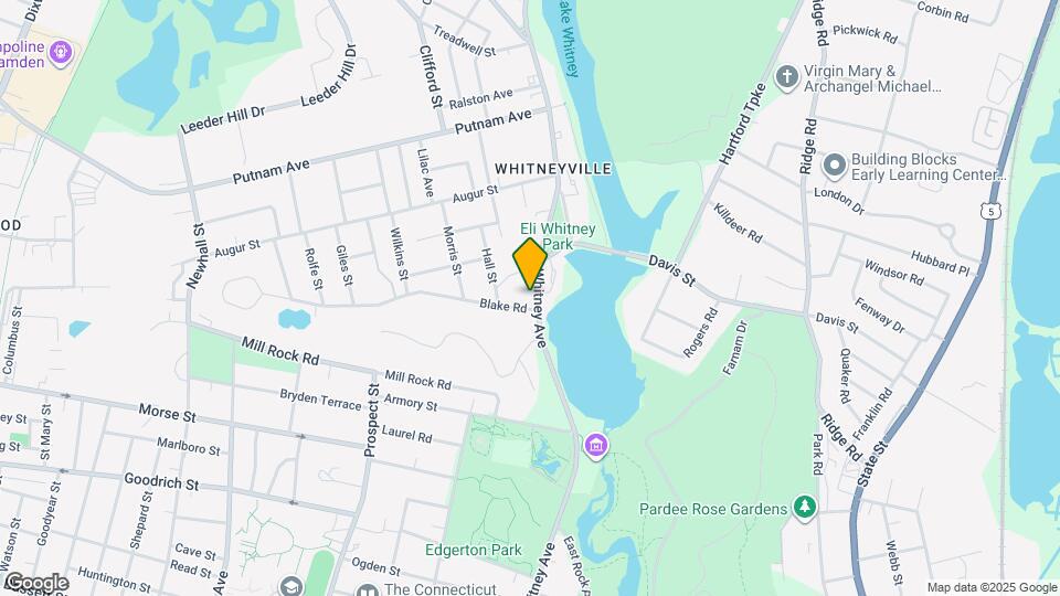 1070 Whitney Ave Map and Location Details