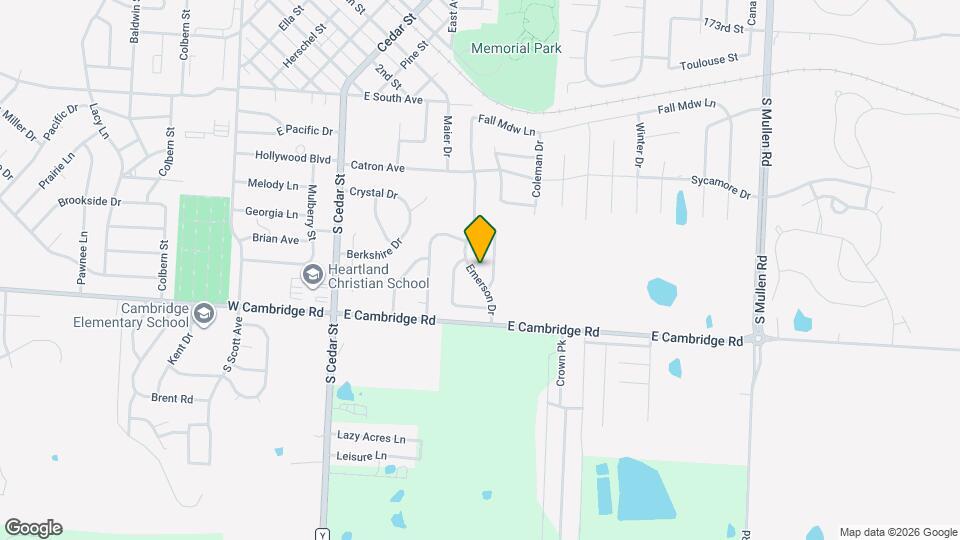 805 Emerson Dr Map and Location Details