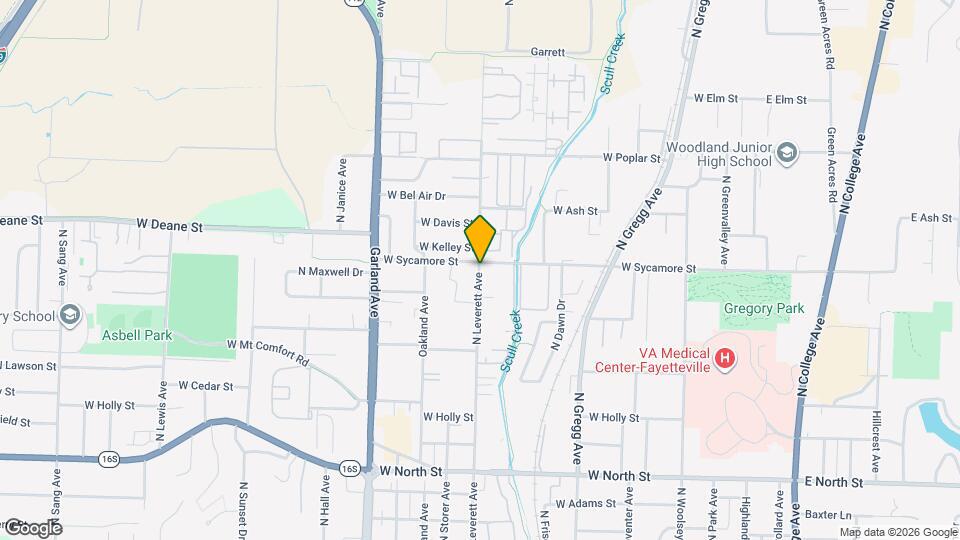 1676 N Leverett Ave Map and Location Details