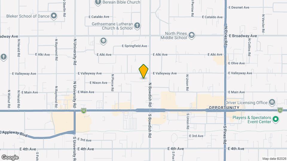 307 N Bowdish Rd, Unit Unit B Map and Location Details