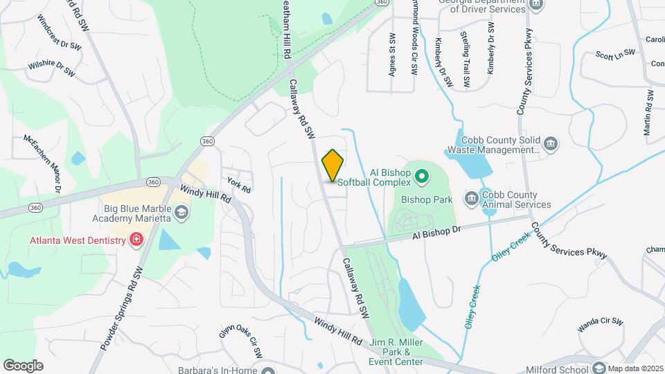 1916 Cheatham Woods Dr SW Map and Location Details