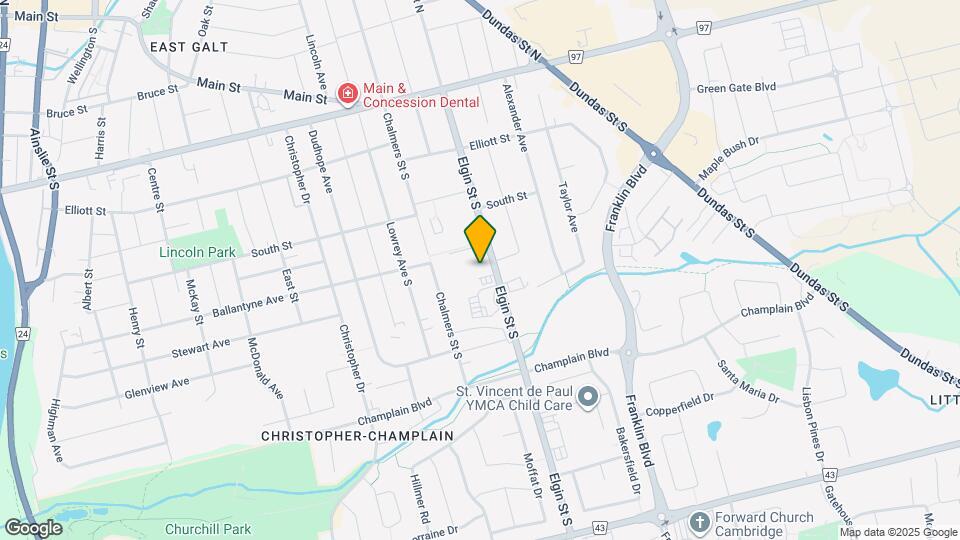 82 Elgin St S Map and Location Details