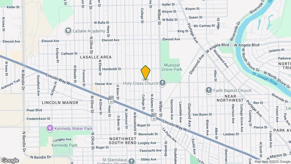 1106 College St Map and Location Details