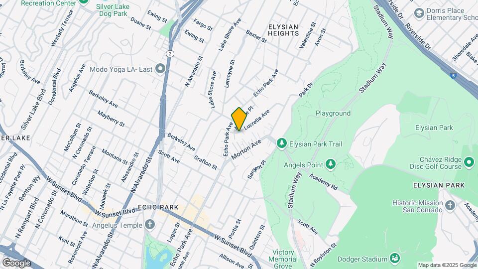 1724-1726 Lucretia Ave Mapa y Detalles de la Ubicación