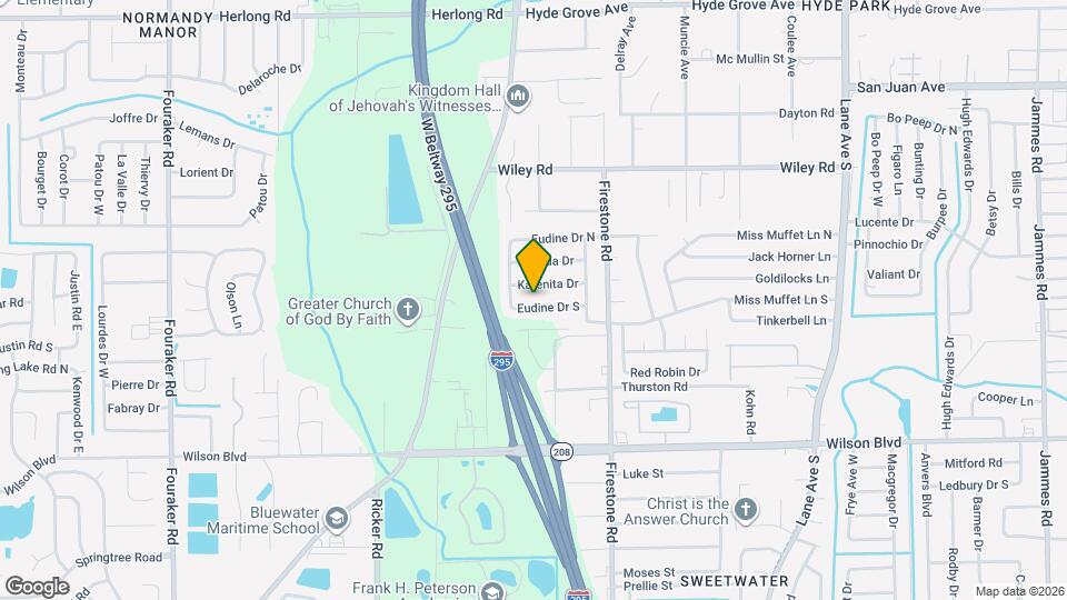 7233 Eudine Dr S Mapa y Detalles de la Ubicación