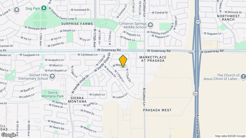 17236 W Country Gables Dr Map and Location Details