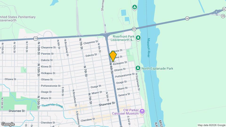 328 Kickapoo St Map and Location Details