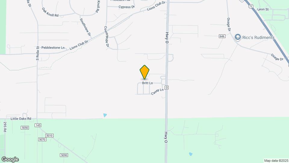 1217 Britt Ln Map and Location Details