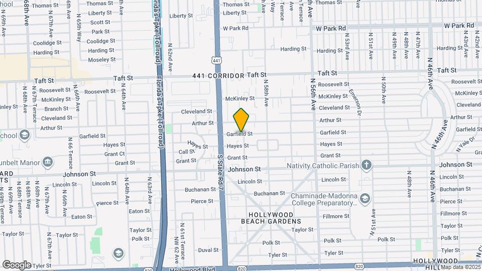 5900 Garfield St-Unit -East Map and Location Details