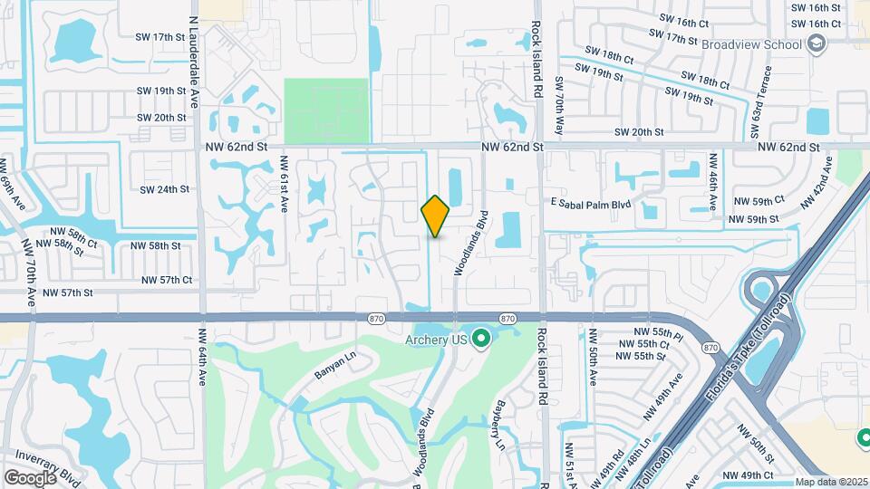 5827 NW 57th Ave Map and Location Details