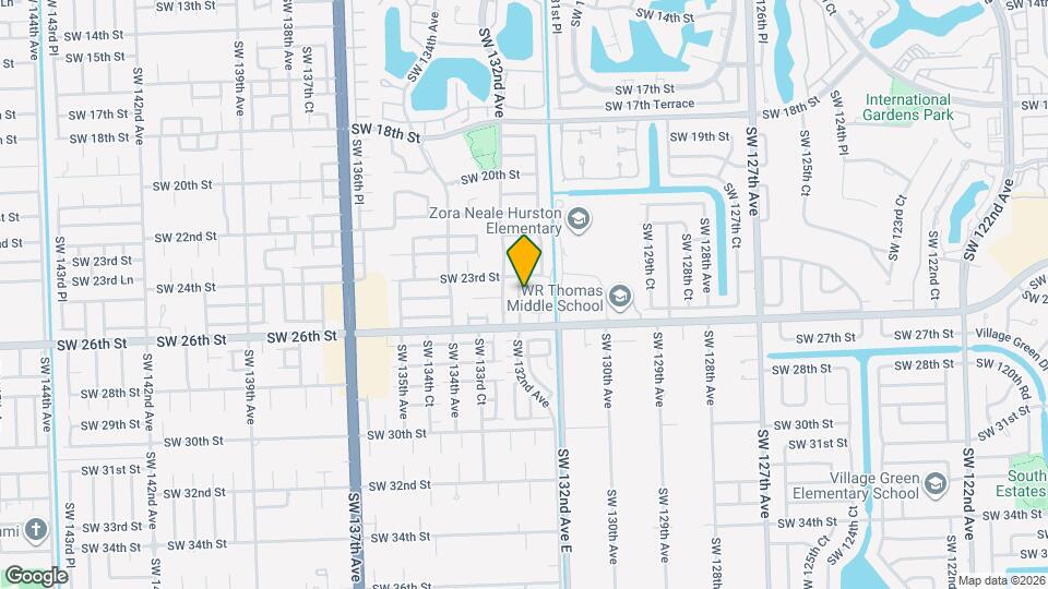 2385 SW 131st Pl Map and Location Details