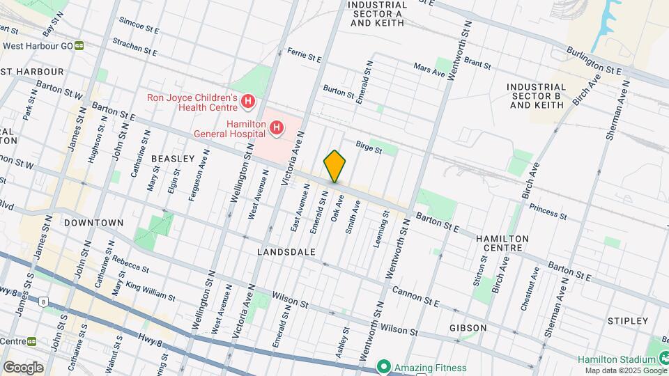 354 Barton St E Map and Location Details