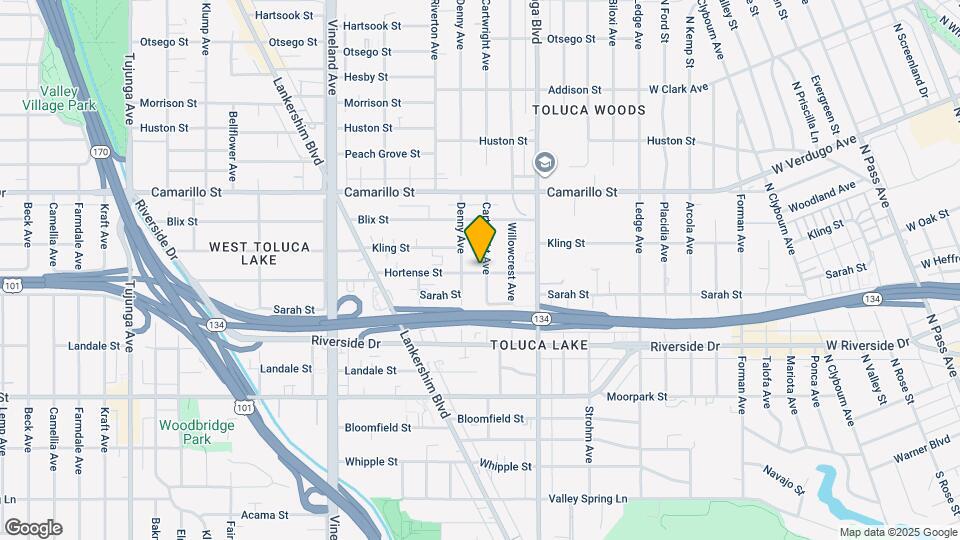 4635 Cartwright Ave Mapa y Detalles de la Ubicación