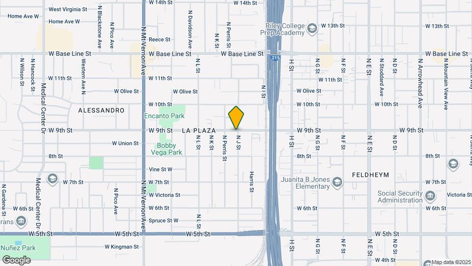 1005 W 9th St Map and Location Details