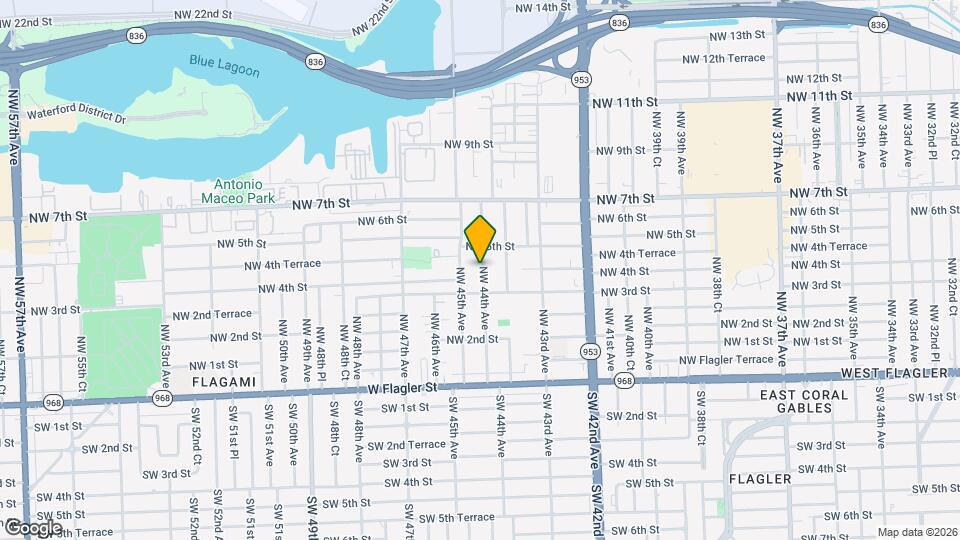 402 NW 44th Ave Map and Location Details