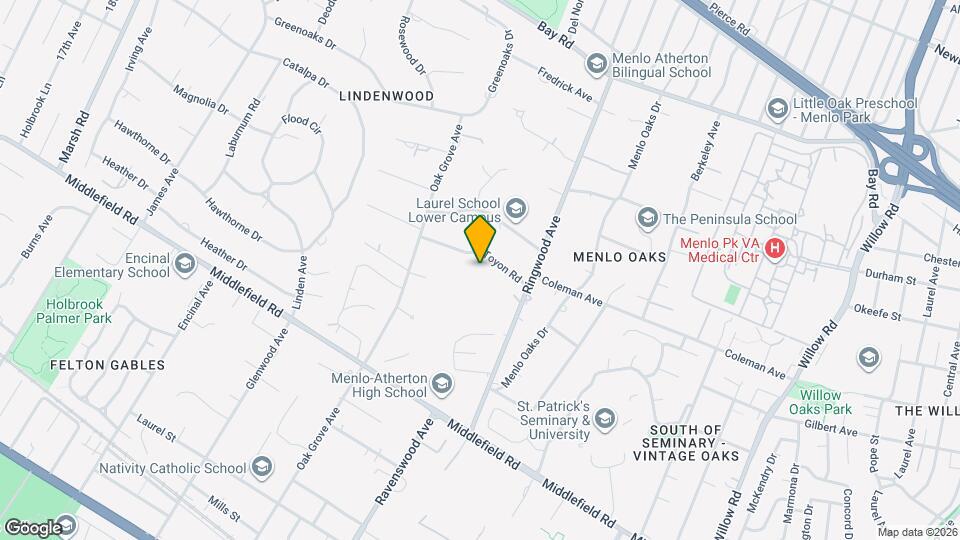 162 Toyon Rd Map and Location Details