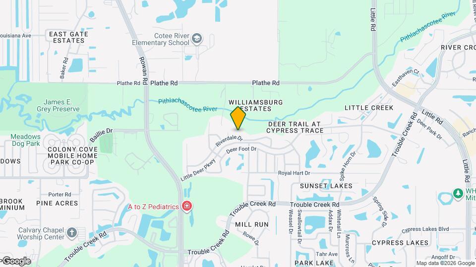 7745 Riverdale Dr Mapa y Detalles de la Ubicación