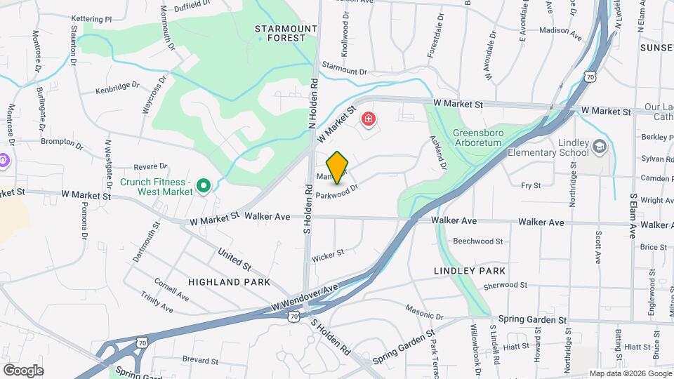 3808 Parkwood Dr Map and Location Details