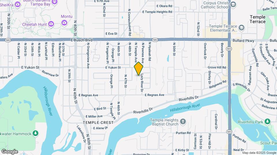 8505 N Temple Ave Map and Location Details