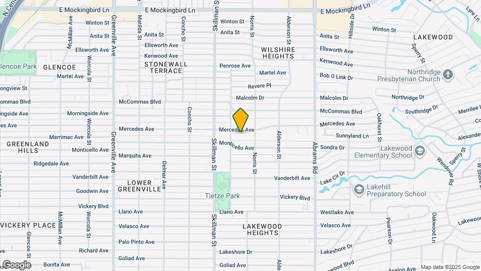 6216 Mercedes Ave Map and Location Details