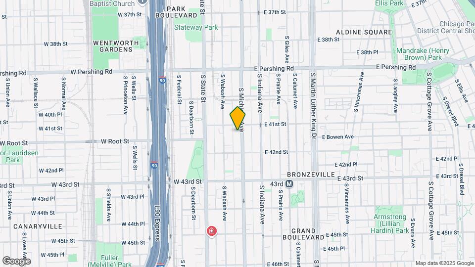 4114 S Michigan Ave, Unit GS Map and Location Details
