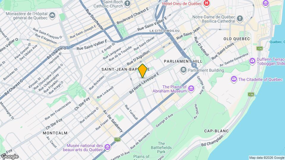 516 René-Lévesque Boul E Map and Location Details