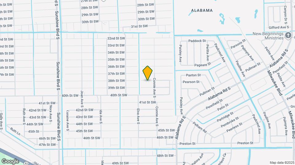 2607 38th St SW Map and Location Details