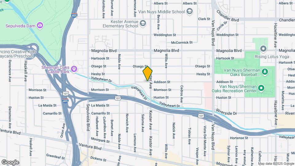 4975 Kester Ave Mapa y Detalles de la Ubicación