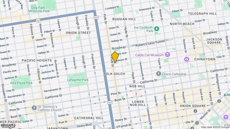 1810 Polk St Mapa y Detalles de la Ubicación