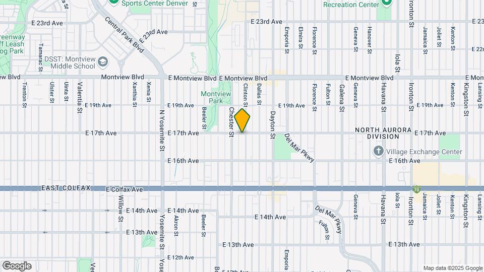 1695 Clinton St Map and Location Details