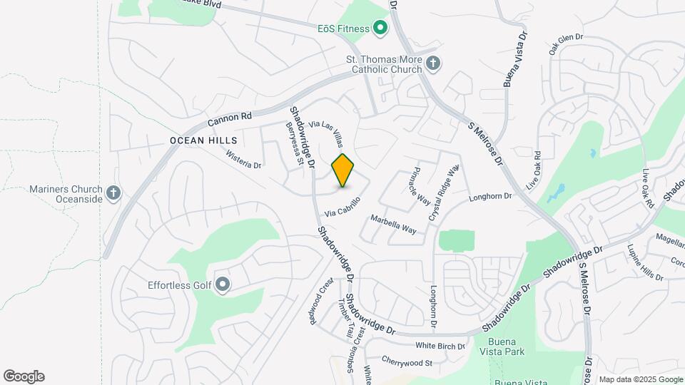 3743 Via Del Rancho Map and Location Details