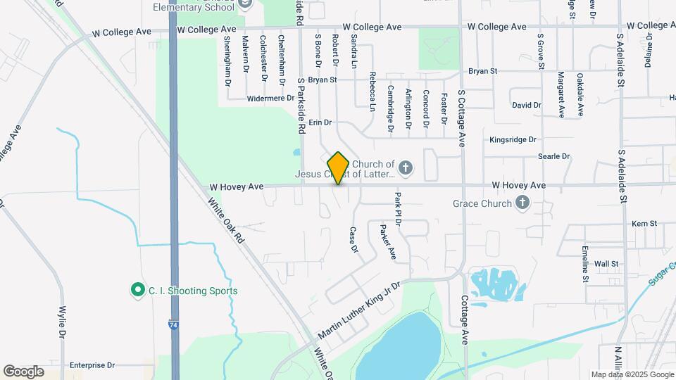 1723 W. Hovey Map and Location Details