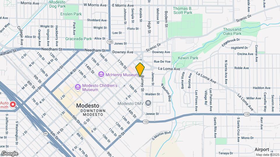 618 17th St Map and Location Details