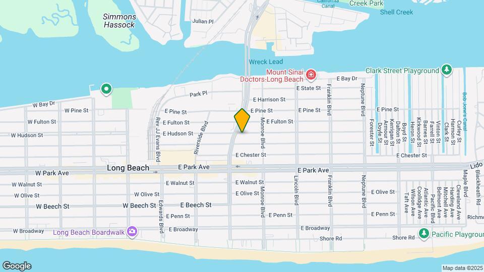 216 E Hudson St Map and Location Details