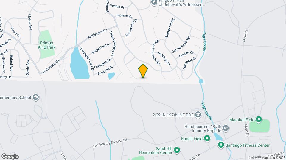 1341 Bunker Ridge Ln Map and Location Details
