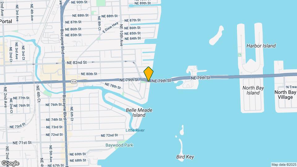 7899 NE Bayshore Ct, Unit 2E Map and Location Details