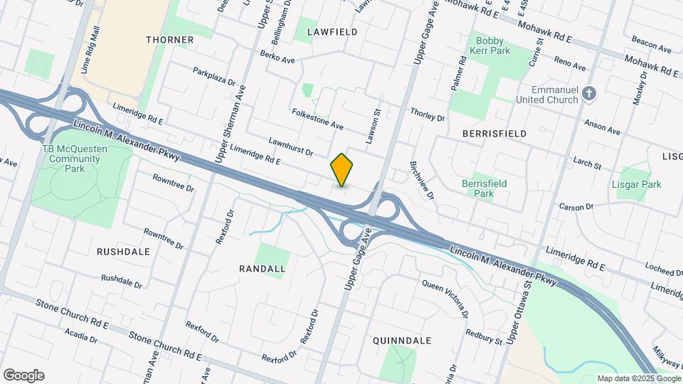820-840 Limeridge Rd E Map and Location Details