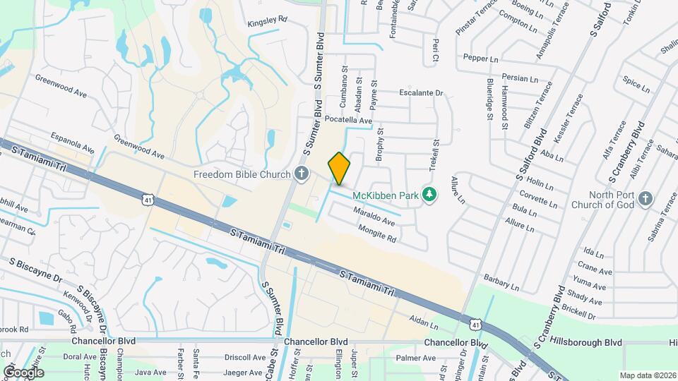 4769 McKibben Dr Mapa y Detalles de la Ubicación