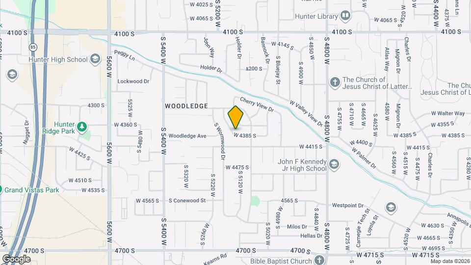 4381 Wildrose Dr Map and Location Details