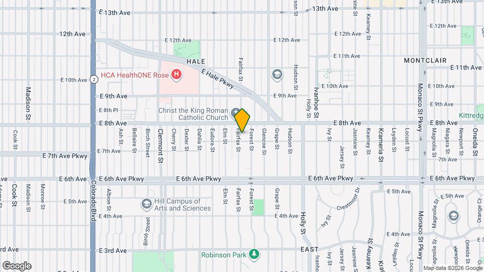 762 Fairfax St Map and Location Details